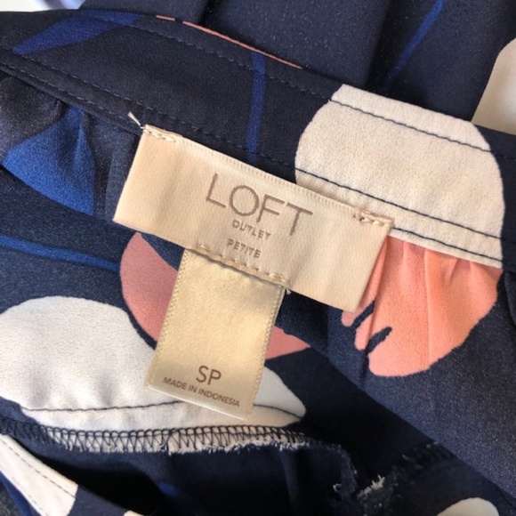 Loft Women Blouse Long Sleeve  Sz S - Picture 9 of 9